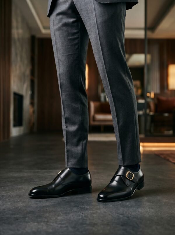Classic Single Monk Strap Shoes