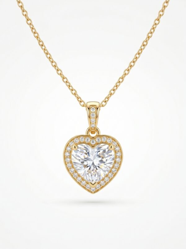 💎 Eternal Heart Pendant Necklace